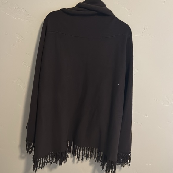 Wilster all cashmere shrug in chocolate brown. EUC. Worn once. - Picture 4 of 5